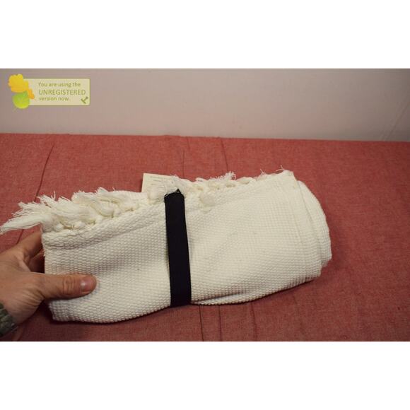 Hearth & Hand with Magnolia 14x72" Pebble Textured Woven Table Runner (Marks)* - Picture 5 of 6